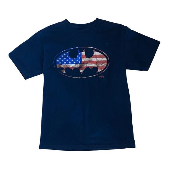 DC Comics Patriotic Batman T-Shirt Size M - Picture 1 of 6